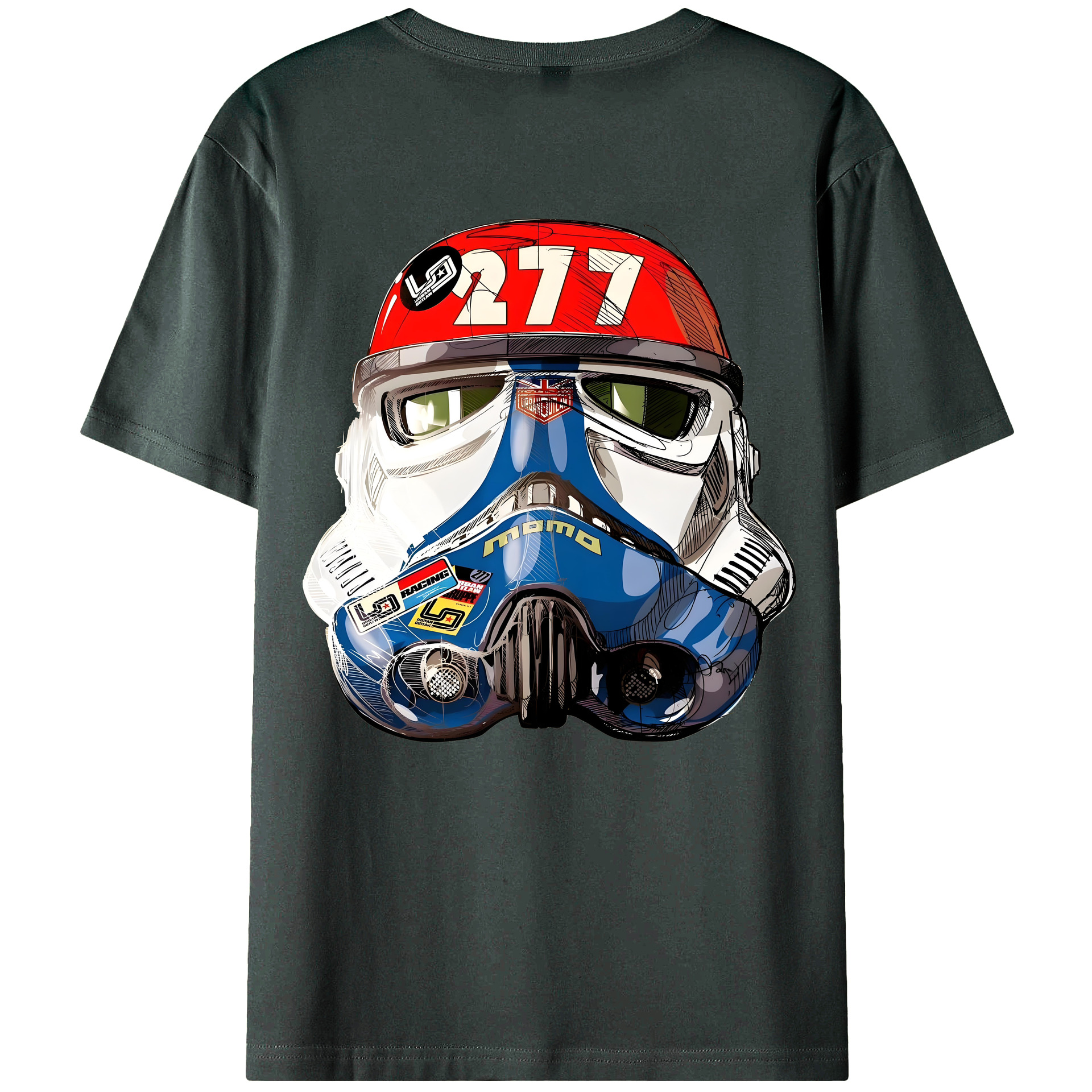 （画像用） スター・ウォーズ Star Wars 綿100％ メンズ半袖Tシャツ（バックプリント） 通気性